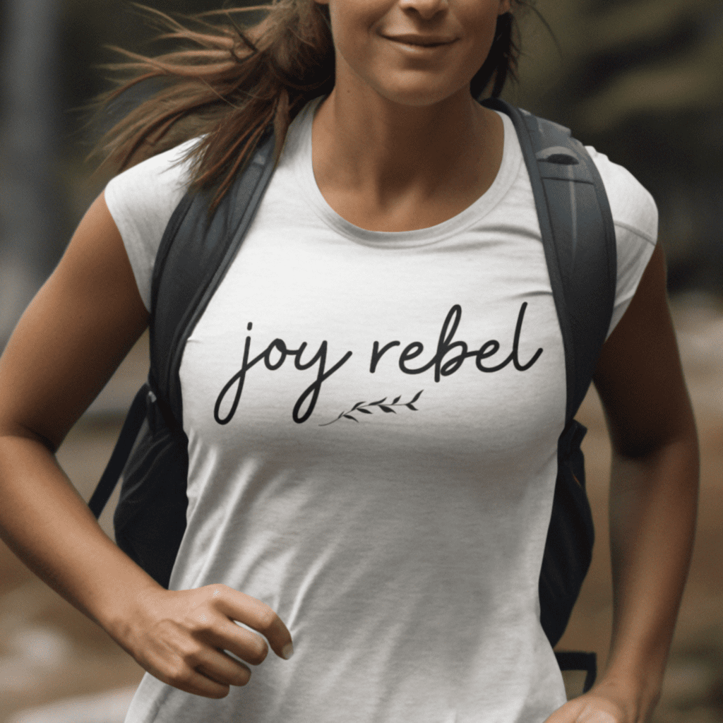 Joy Rebel walking